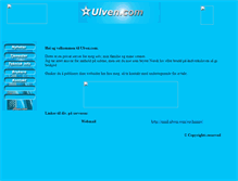Tablet Screenshot of bonzie.ulven.com